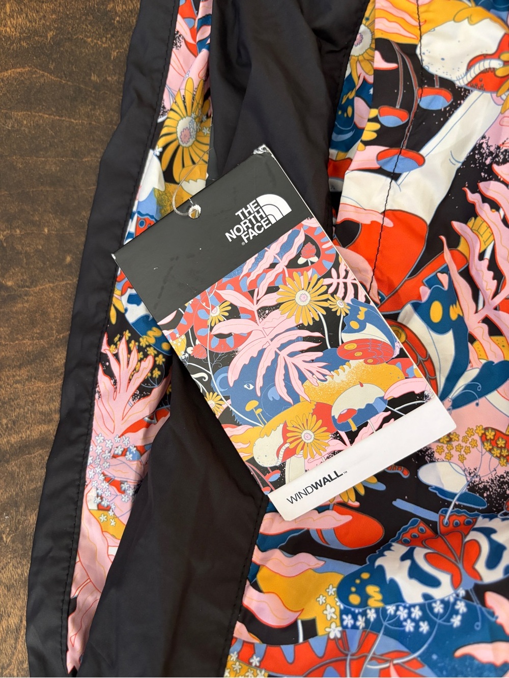 NWT The North Face Woman's Printed Hydrenaline 2000 Windwall Flowers Pants Sz Sm - Picture 4 of 6